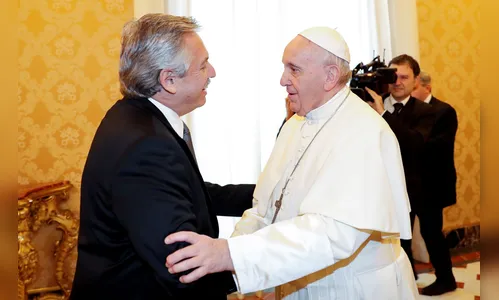 Papa Francisco recebe Alberto Fernandez, no Vaticano