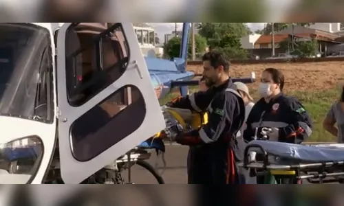 Criança se afoga em piscina e é socorrida com auxílio de helicóptero, em Lobato