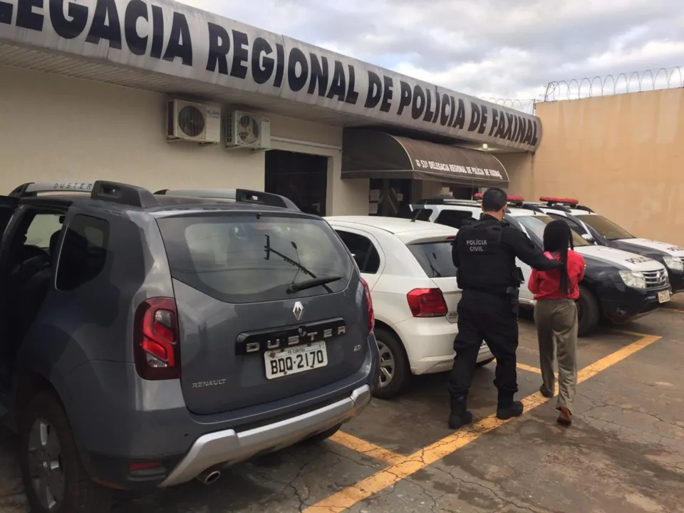 Polícia Civil de Faxinal prende mulher que atirou no parceiro durante assalto