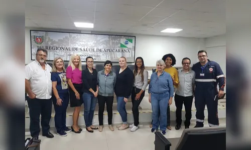 Profissionais da Saúde de Arapongas participam de evento sobre urgência e emergência na 16ª RS