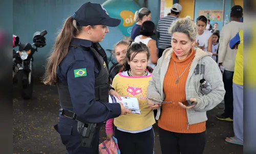 Patrulha Escolar realiza ações de segurança no início do Ano Letivo 2020