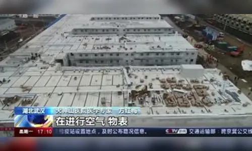 China constrói novos hospitais para combater coronavírus