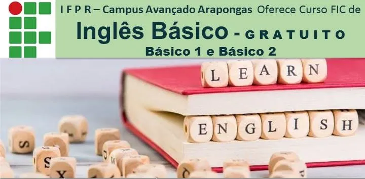 IFPR oferta curso gratuito de inglês básico, no campus de Arapongas