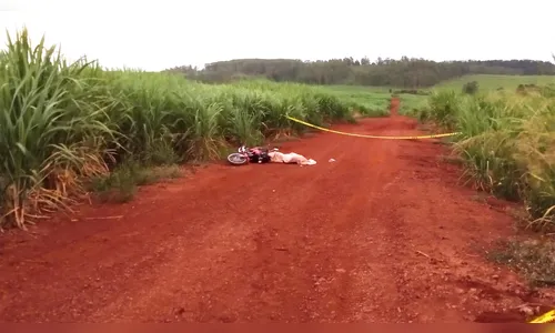 Motociclista morre atropelado por caminhão em São Pedro do Ivaí