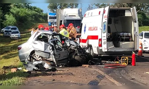 Jovem morre após acidente na PR-323