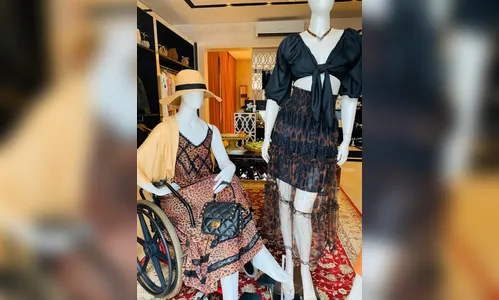 Loja de roupas femininas aposta em vitrine inclusiva em Arapongas 