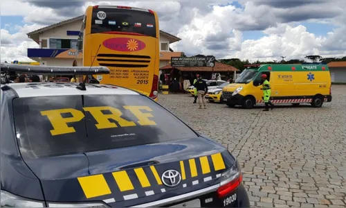 Três pessoas ficam feridas durante assalto a ônibus na BR 376, em Tijucas do Sul
