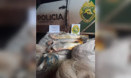 Homem é detido por posse de arma de fogo e por pesca predatória de dourado, em Ivaiporã