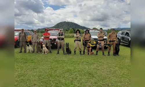 Equipe Canil do 10º BPM de Apucarana participa de treinamento em União da Vitória