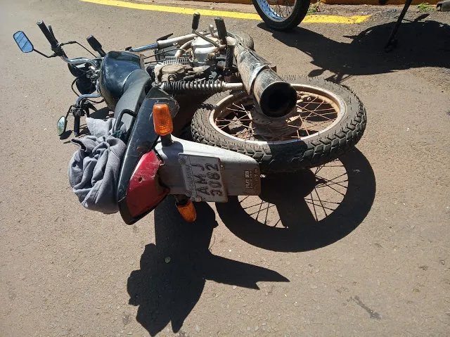 Homem furta moto em Califórnia e sofre acidente em Mauá da Serra