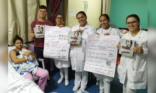 Pacientes recebem orientações sobre combate à dengue no Hospital da Providência e Materno Infantil