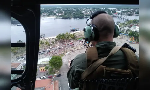 Polícia Civil utiliza helicóptero no pré-carnaval no Litoral