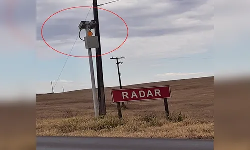 Radar tem lente direcionada para o céu, em Jardim Alegre