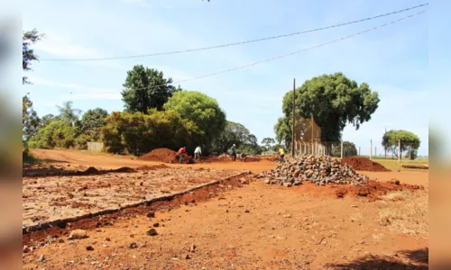 Calçamento da estrada do Alecrim está quase pronta