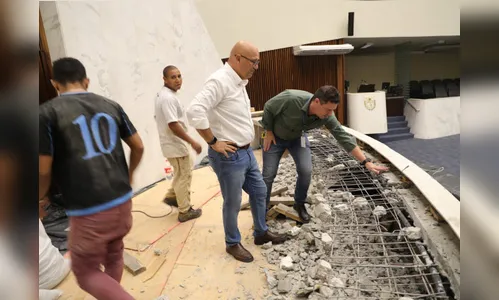Assembleia Legislativa realiza obras no plenário