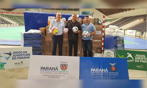 Governo do Estado repassa equipamentos e materiais esportivos para Ivaiporã