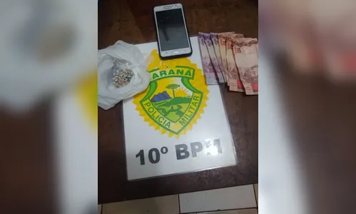 PM de Apucarana encontra pedras de crack com adolescente de 13 anos