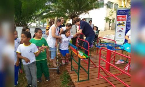 
							Rotary Club inaugura parque infantil inclusivo em Jandaia 
						
						