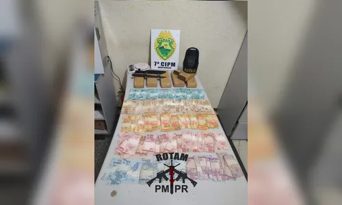 Homem é preso por tráfico de drogas na PR 218, em Arapongas