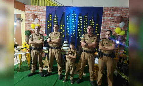 PM é homenageada e marca presença em festa de aniversário em Apucarana 