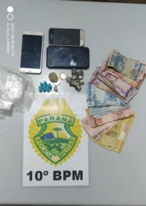 PM de Mauá da Serra apreende maconha e cocaína 