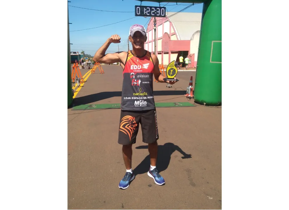 Atleta de Apucarana participa de meia maratona em Santa Catarina