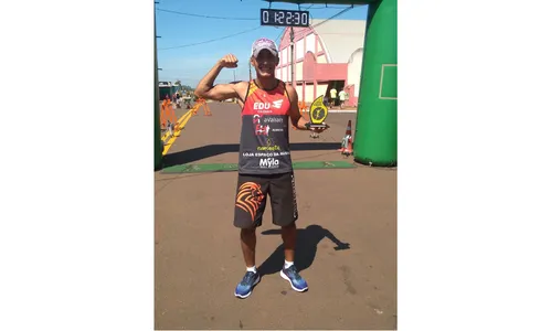 Atleta de Apucarana participa de meia maratona em Santa Catarina