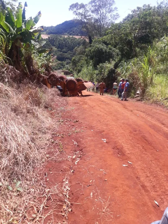 Acidente na zona rural de Marilândia do Sul provoca a morte de uma pessoa