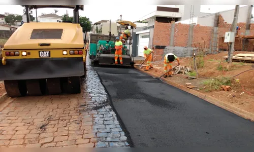 Jandaia do Sul reforça pavimentação asfáltica nas ruas da cidade