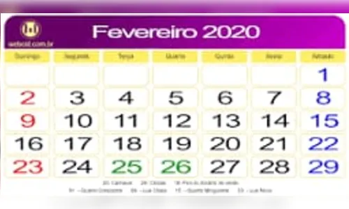 ACABOU FEVEREIRO