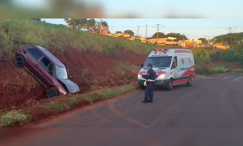 Acidente deixa uma pessoa ferida na BR-369, em Jandaia do Sul