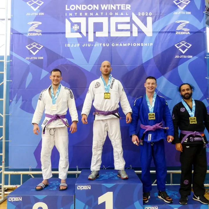 Junior Sasaki participou neste final de semana de um campeonato de Jiu-Jitsu em Londres.