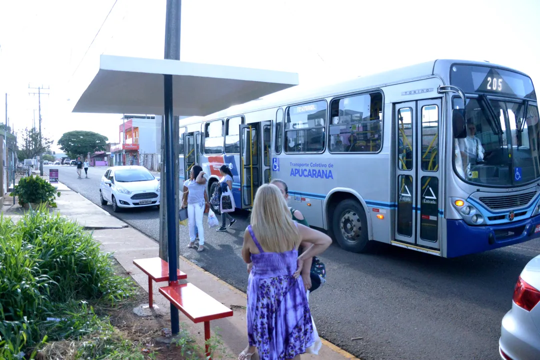 Usuários reclamam sobre o tamanho do ponto de ônibus. Foto: Tribuna do Norte/Sérgio Rodrigo