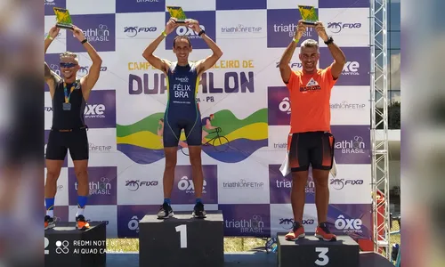 Atleta araponguense vence primeira etapa de duathlon em João Pessoa, na Paraíba
