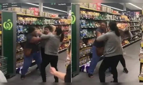 Pânico por coronavírus faz clientes trocarem socos em disputa por papel higiênico em supermercado