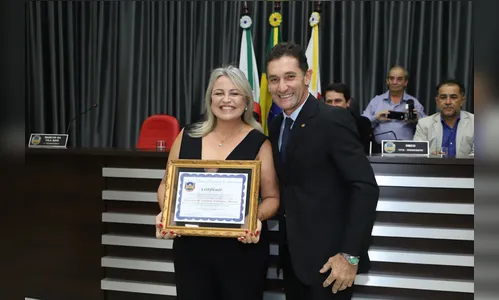 Elizeth Metta é homenageada na Câmara de Vereadores 