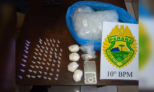 PM prende chefe do tráfico no Jardim Ponta Grossa e apreende 300 gramas de cocaína