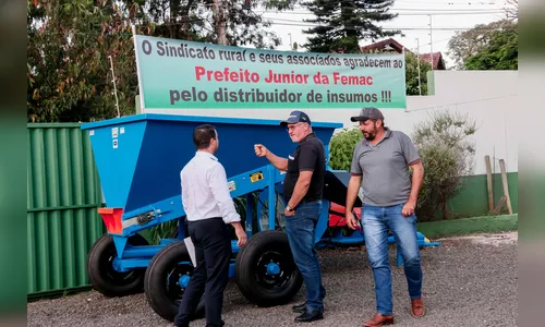 Maquinário vai auxiliar produtores na fertilização do solo em Apucarana