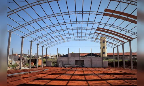 Obra do Ginásio de Esportes do Conjunto Araucária está com 42% de conclusão