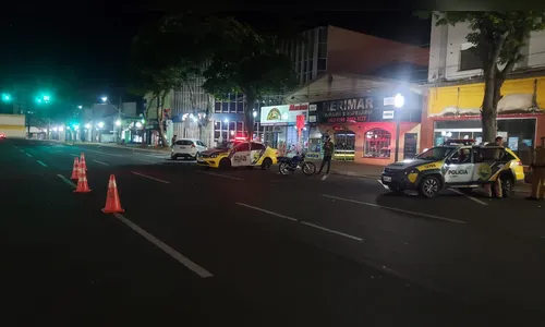 Motorista é preso por embriaguez ao volante no centro de Apucarana