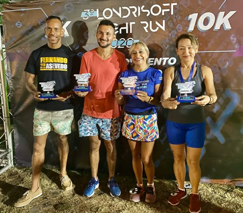 Atletas apucaranenses se destacam na 3ª Londrisoft Night Run