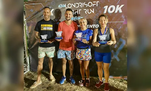 Atletas apucaranenses se destacam na 3ª Londrisoft Night Run