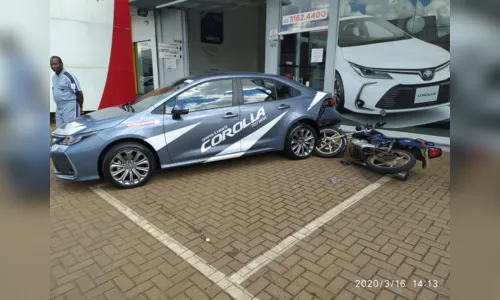 
							Motociclista sofre ferimentos após acidente em Apucarana
						
						