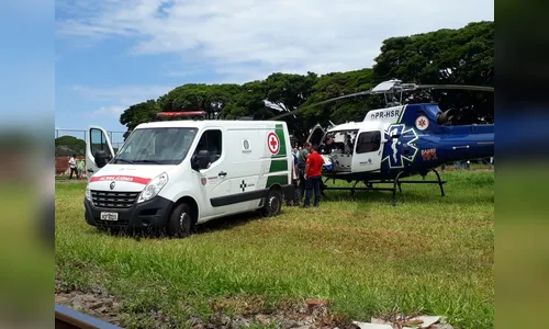 Menino de 11 anos é atropelado por trem em Mandaguari 