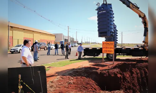 Avançam obras de esgoto da Sanepar em Arapongas