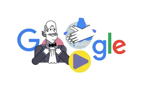 Coronavírus: Médico ganha Doodle do Google que ensina a lavar as mãos