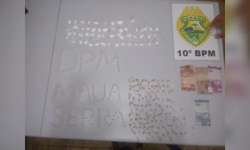 PM apreende drogas em Mauá da Serra