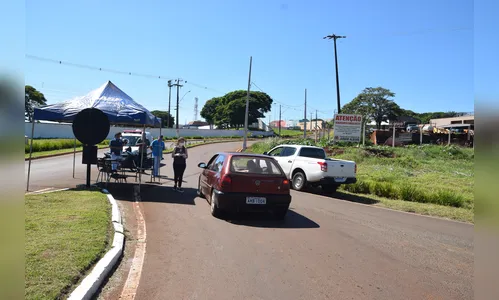 Jardim Alegre instala barreiras sanitárias nas principais entradas da cidade