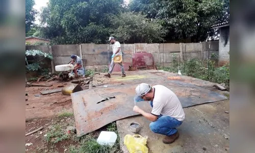 Vigilância Sanitária realiza mais uma ação de combate a dengue em Faxinal