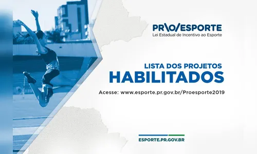 Proesporte divulga lista de projetos habilitados